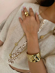 Bague Vague Dorée MEYLICHARM JEWELRY