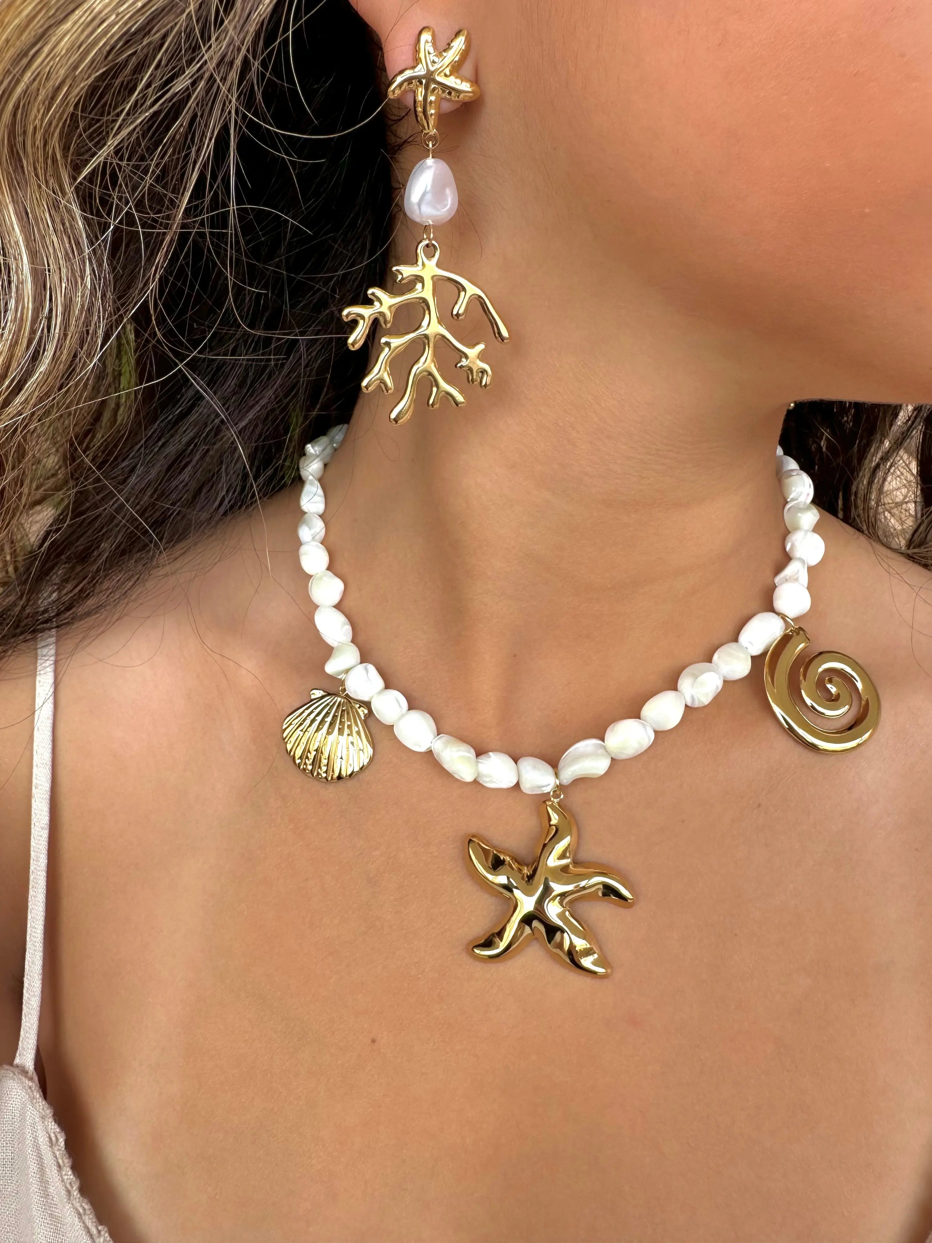 Collier “Océan Doré MEYLICHARM JEWELRY