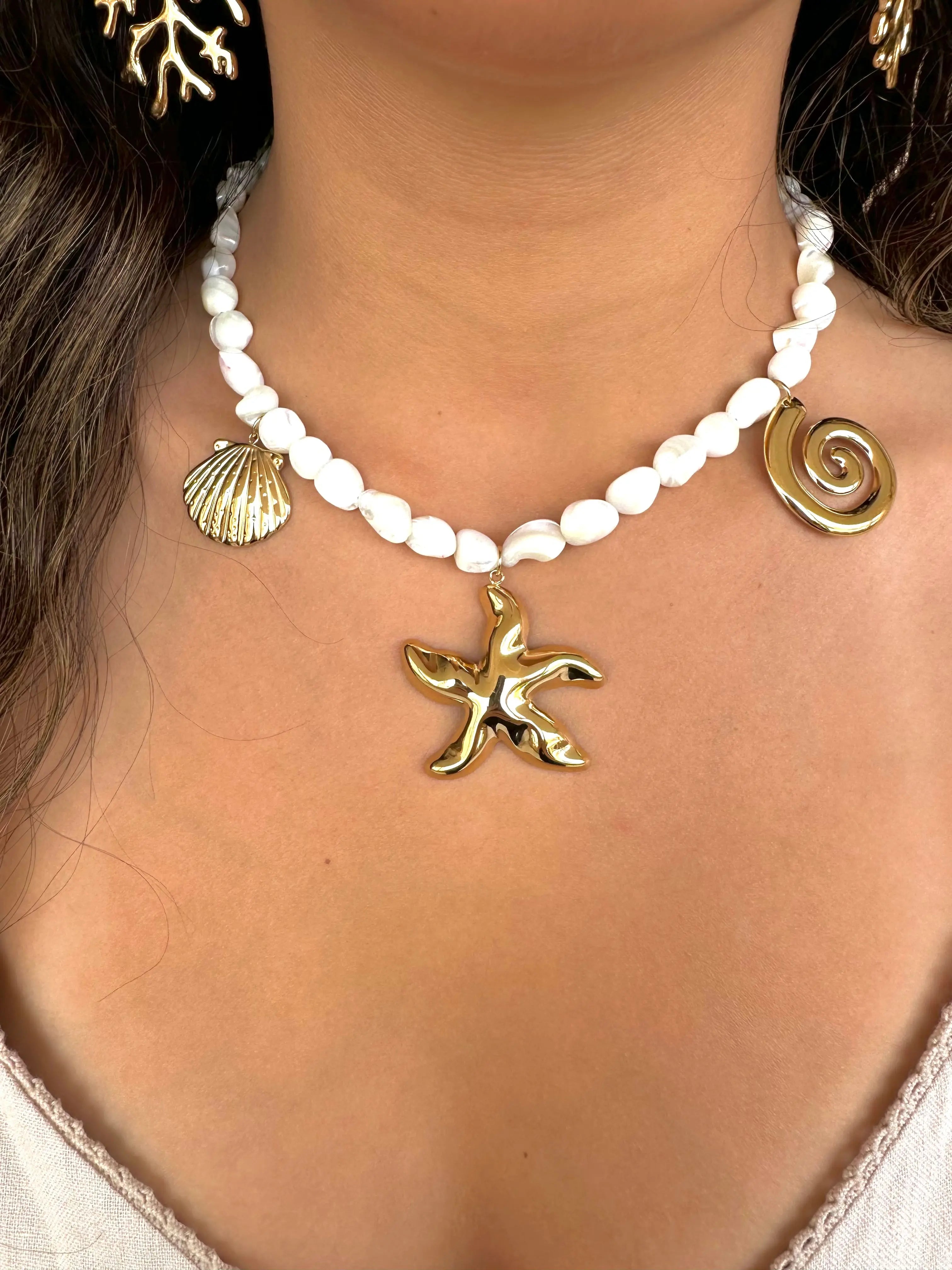 Collier “Océan Doré MEYLICHARM JEWELRY