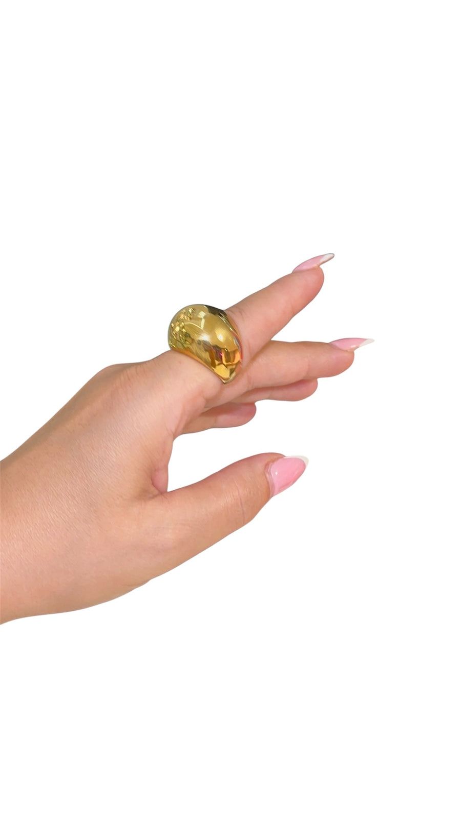 Bague Dôme Dorée MEYLICHARM JEWELRY