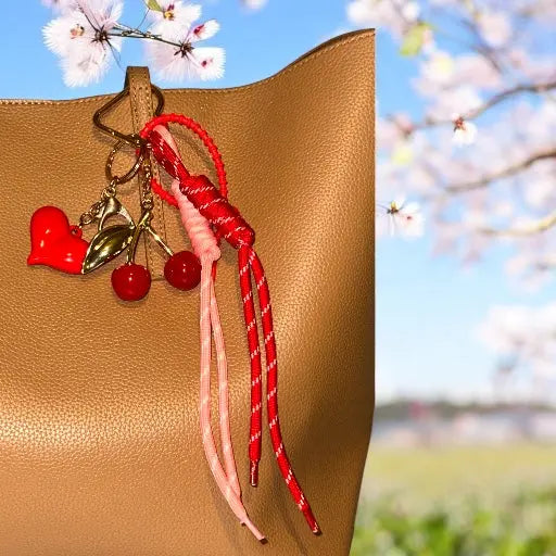 Porte-clés- Grigri Cherry Love MEYLICHARM JEWELRY