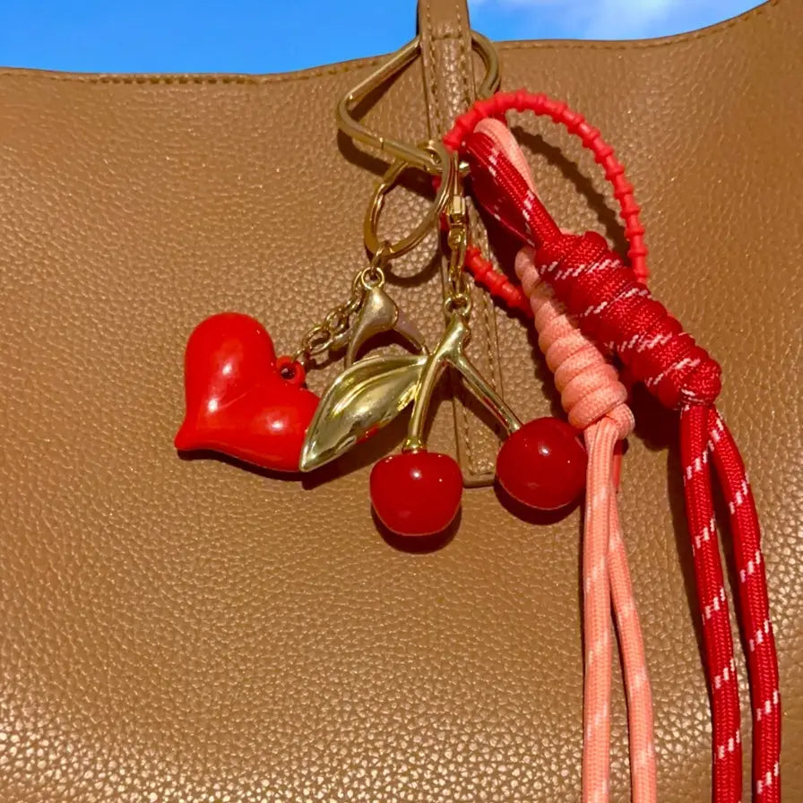 Porte-clés- Grigri Cherry Love MEYLICHARM JEWELRY