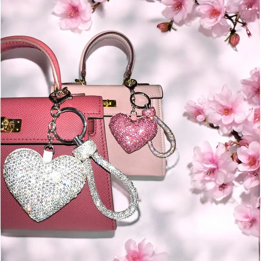 Porte-clés grigri – Cœur Scintillant MEYLICHARM JEWELRY